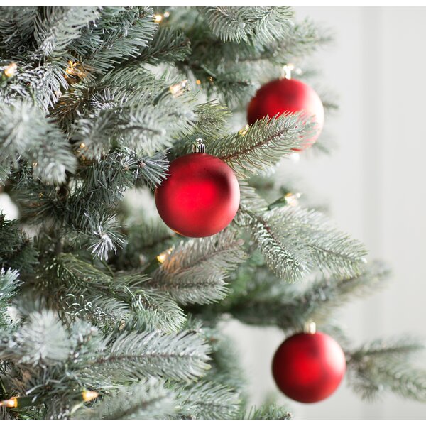 red christmas tree ball ornaments